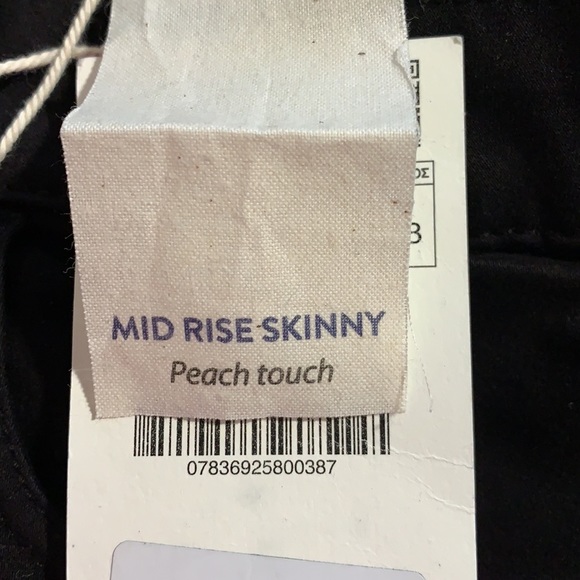 NWT. Zara Black Cotton Trousers. Size 6. - Picture 7 of 11